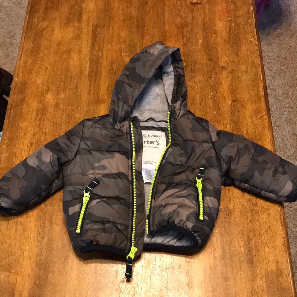 Carters camouflage puff jacket